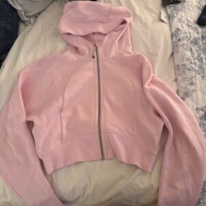 Lululemon Light Pink Fitted Zip-Up Jacket